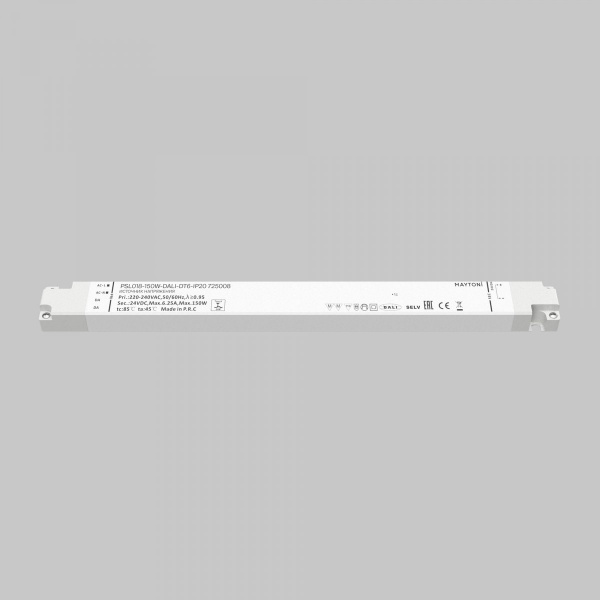 фото Источник напряжения 24В DALI DT6 150Вт IP 20 Maytoni 725008, белый