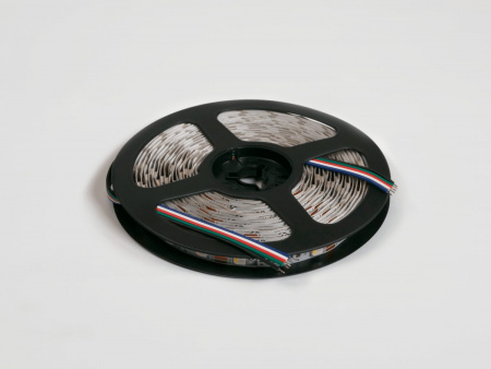фото Светодиодная лента 5050, 60 LED/м, 19,2 Вт/м, 12В, IP20, Цвет: RGB + холодный белый, SWG560-12-19.2-RGB+W-M, катушка 5 м