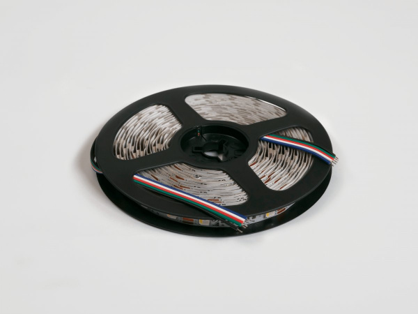 фото Светодиодная лента 5050, 60 LED/м, 19,2 Вт/м, 12В, IP20, Цвет: RGB + холодный белый, SWG560-12-19.2-RGB+W-M, катушка 5 м