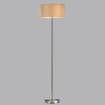 фото Никель/бежевый, металл/текстиль Торшер Е27 2*60W 220V NIKKI MODERNI, арт. 8250/2F