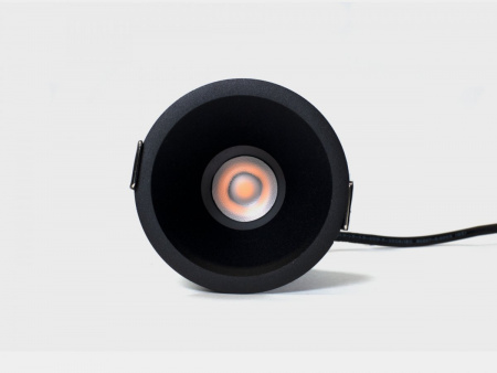 фото Светильник встраиваемый SWG 12Вт 55° IP65 черный 3000К поворотный RC-D84-12-BL-WW65