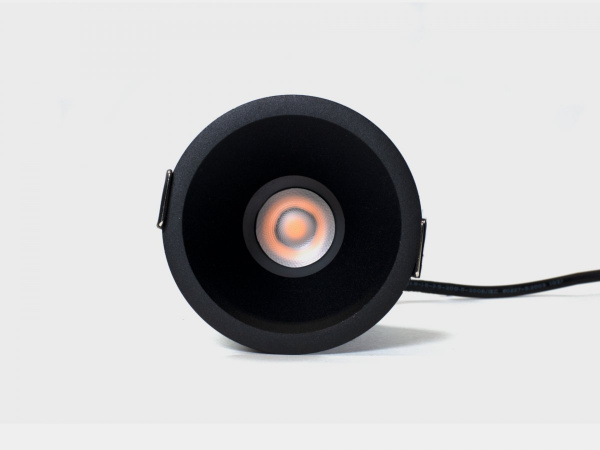 фото Светильник встраиваемый SWG 12Вт 55° IP65 черный 3000К поворотный RC-D84-12-BL-WW65