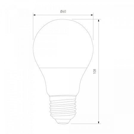 фото Светодиодная лампа Classic LED D 7W 3300K E27 А60 BLE2765