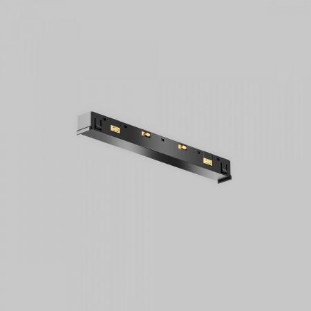 фото Коннектор питания прямой Exility X, черный Maytoni Technical TRA239PC-42B