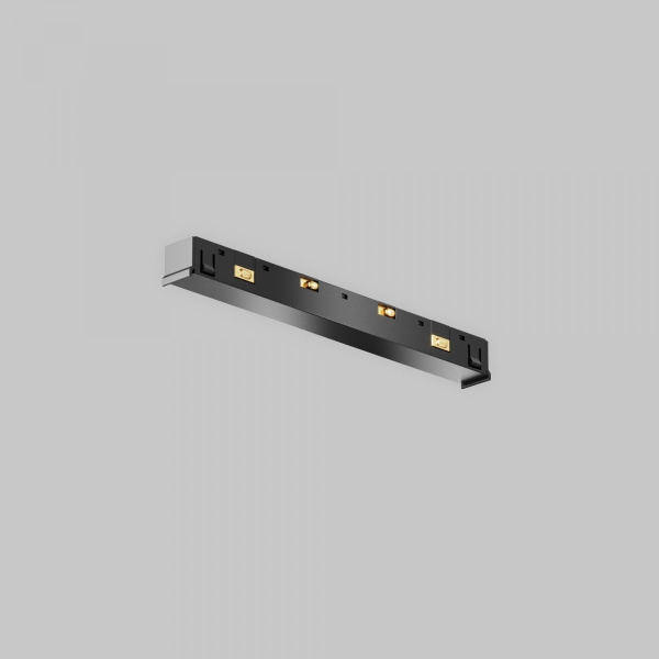 фото Коннектор питания прямой Exility X, черный Maytoni Technical TRA239PC-42B