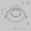 фото Встраиваемый светильник Maytoni Technical Dot DL028-2-01W, белый