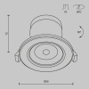 фото Встраиваемый светильник Maytoni Technical Phill DL014-6-L9W, белый