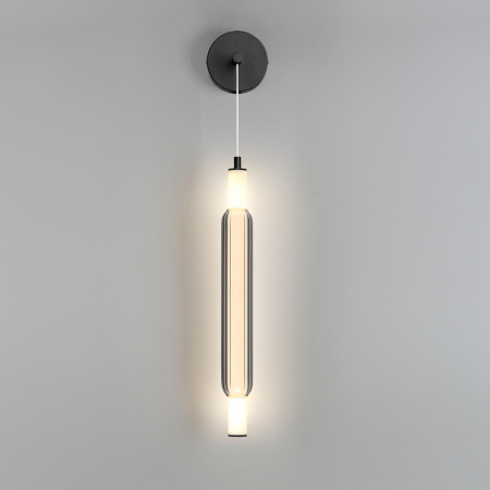 фото Черный/дымчатый/металл/акрил, стекло Бра LED 15W 4000К 220V TRENDY LEDIO, арт. 6556/15WL