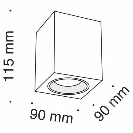 фото Потолочный светильник Maytoni Technical Slim C013CL-01B, черный