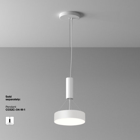 фото Потолочный светильник Maytoni Technical Zon C032CL-24W4K-RD-W, белый