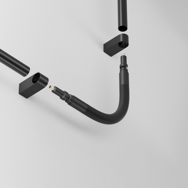 фото Гибкий коннектор для системы Axity Maytoni Technical CA005FC-B, черный