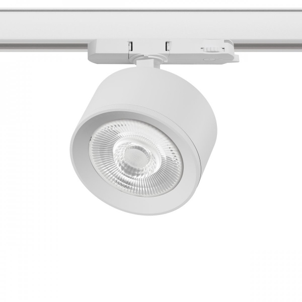 фото Светильник для трековой системы Quattro LED 15W 60G с адаптером Alta Pro, белый Lightstar A5546QT60G