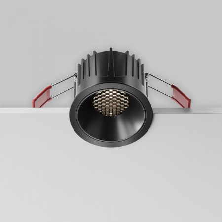 фото Встраиваемый светильник Maytoni Technical Alfa LED DL043-01-15W4K-RD-B-1, черный