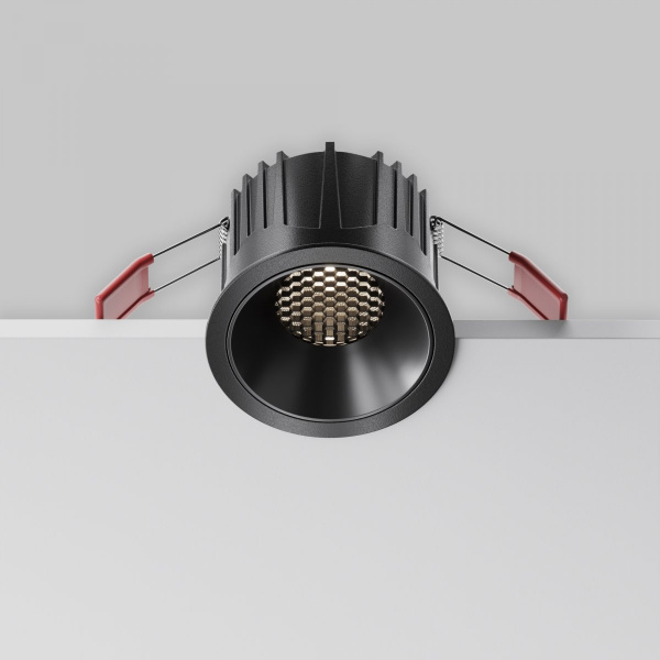 фото Встраиваемый светильник Maytoni Technical Alfa LED DL043-01-15W4K-RD-B-1, черный