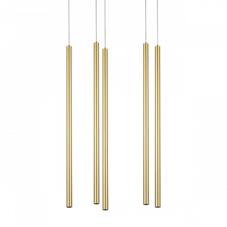 фото Люстра подвесная Tubo, золото Lightstar L5T747343