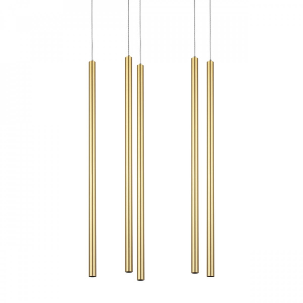 фото Люстра подвесная Tubo, золото Lightstar L5T747343