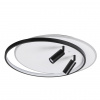Белый, черный Люстра потолочная LED диммир. с ДУ 87W 3000-6000К 220V NAOKO LEDIO, арт. 5603/75CL