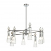 фото Хром/белый/прозрачный, металл/керамика/стекло Люстра Е14 8*40W 220V EMILY NEOCLASSI, арт. 8268/8