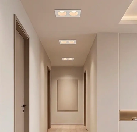 фото Свет-к LED (S2920) встр. квадр. 220-240V SMD 2*10W 4000K белый +V WO
