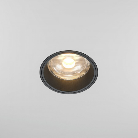 фото Встраиваемый светильник Maytoni Technical FOCUS LED DL125-L12-3K-TRS-B, черный