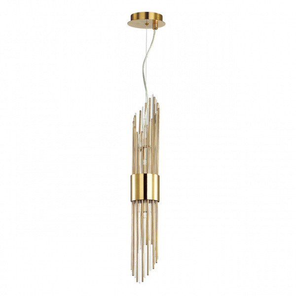 Золото/металл/стекло Подвес G9 2*40W FLAMBI HALL, арт. 4847/2