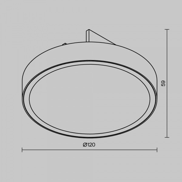 фото Уличный трековый светильник Maytoni Outdoor Zon IP O-TR01-1-F-12WB3K, черный