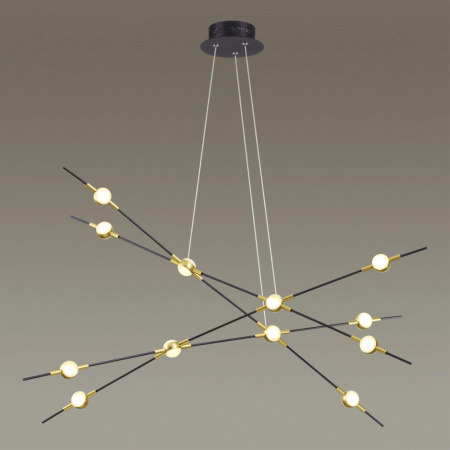 фото Золотистый/металл Подвесной светильник LED 4000K 48W 220V COSTELLA L-VISION, арт. 3906/48L