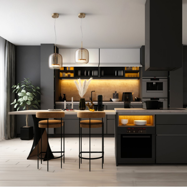 фото Подвесной светильник Maytoni Madmen MOD128PL-L6AM, латунь