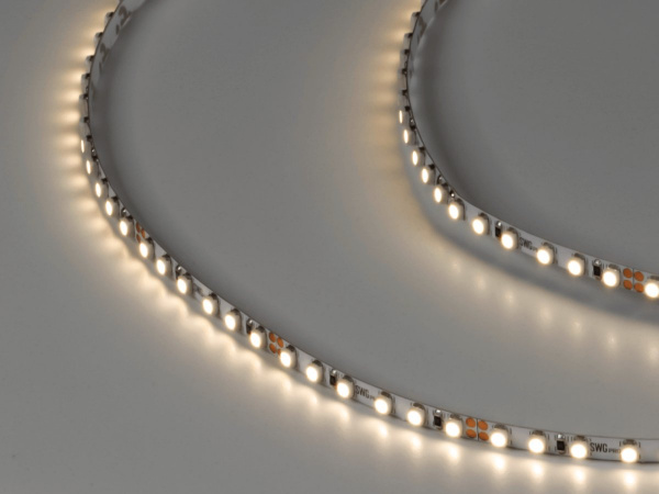 Светодиодная лента SWG PRO 3528, 120 LED/м, 9,6 Вт/м, 24В, IP20, Цвет: Нейтральный белый, SWG3PT120-24-9.6-NW, катушка 5 м