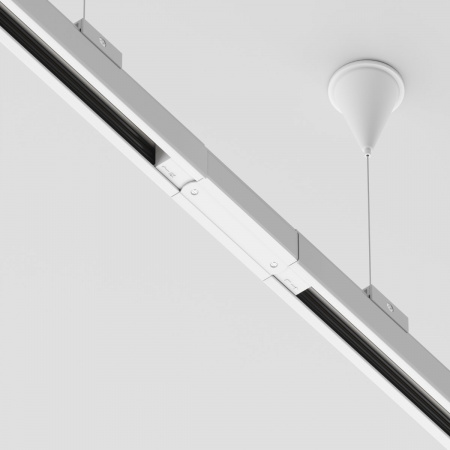 фото Коннектор прямой Trinity белый Maytoni Technical TRA005C-31W