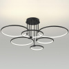 фото Чёрный Люстра потолочная с ПДУ LED 156W 3000-6000K 220V URSULA LEDIO, арт. 6506/99CL