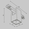 фото Трековый светильник Maytoni Technical Alfa TR121-2-7W4K-W, черный