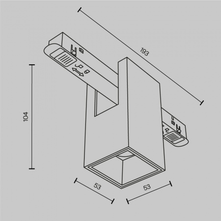 фото Трековый светильник Maytoni Technical Alfa TR121-2-7W4K-W, черный