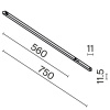 фото Трековый светильник Maytoni Technical Basis TR240-4-12WTW-DSZ-B, черный