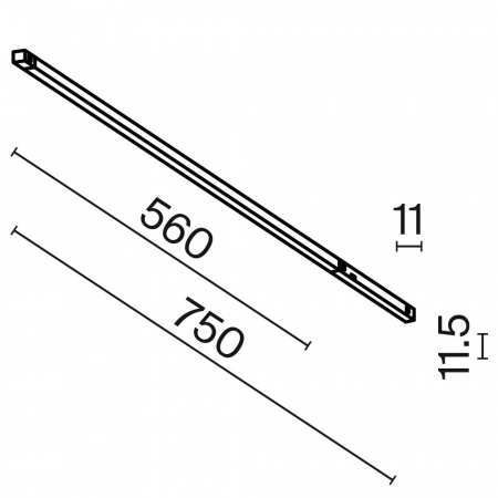 фото Трековый светильник Maytoni Technical Basis TR240-4-12WTW-DSZ-B, черный