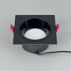 Свет-к LED (S2910) встр. квадр. 220-240V SMD 1*10W 4000K черный +V