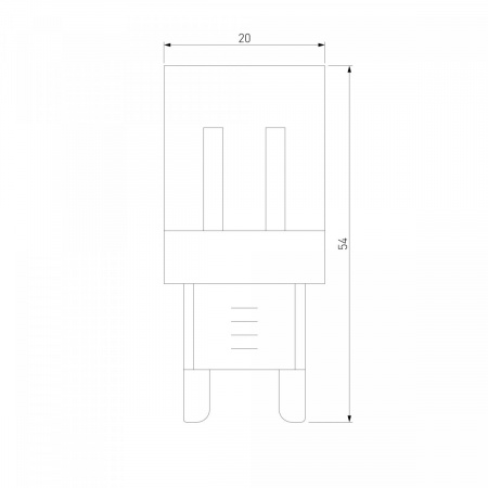 фото Светодиодная лампа JCD 9W 220V 3300K G9 BLG903