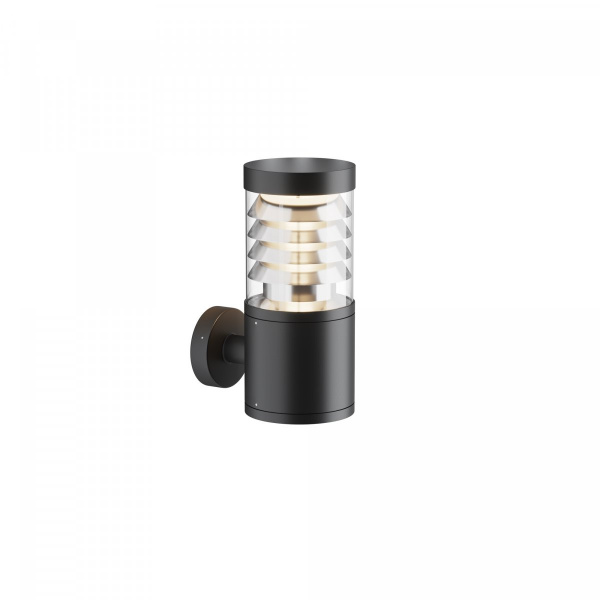 Уличный настенный светильник Maytoni Outdoor Spir O439WL-L12GF3K, графит