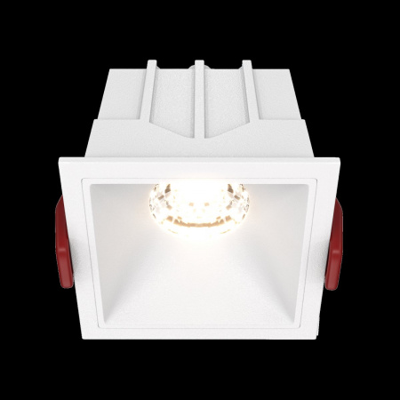 фото Встраиваемый светильник Maytoni Technical Alfa LED DL043-01-10W3K-SQ-W, белый