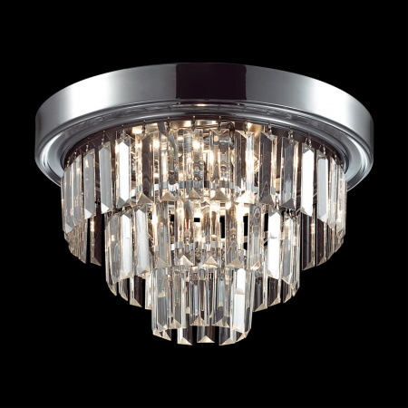 фото Хром/хрусталь металл/прозрачный Люстра потолочная Е14 4*40W 220V ZAHA CLASSI, арт. 8266/4C
