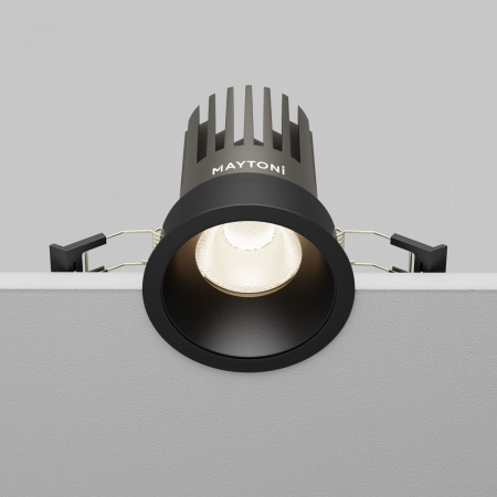 фото Встраиваемый светильник Maytoni Technical Dip DL117-15W-4K-B, черный