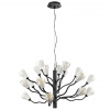Черный матовый/белый/фарфор Люстра G4 LED 18*5W GARDI MODERN, арт. 5090/18
