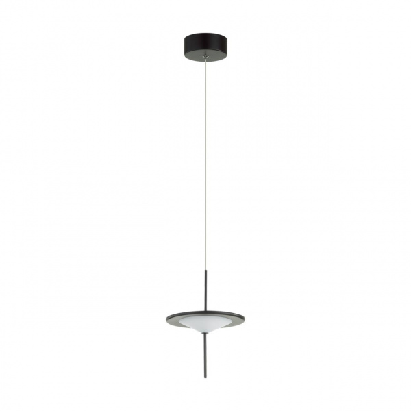 Черный/белый матовый металл/акрил Подвес LED 10W 3000K STEKA L-VISION, арт. 5012/10L