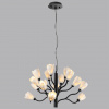 фото Черный матовый/белый/фарфор Люстра G4 LED 15*5W GARDI MODERN, арт. 5090/15