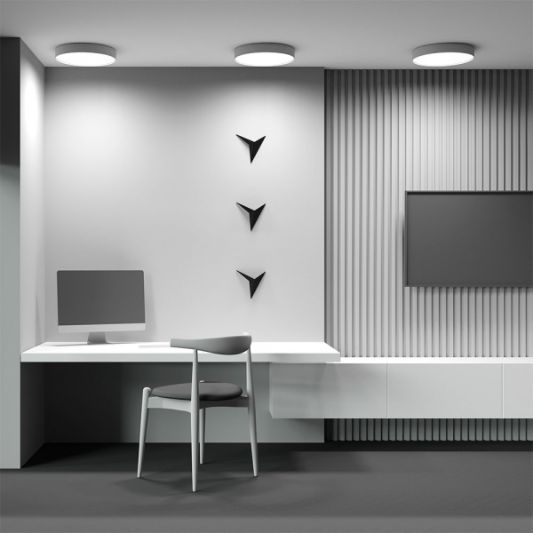 фото Потолочный светильник Maytoni Technical Zon C032CL-45W4K-RD-W, белый