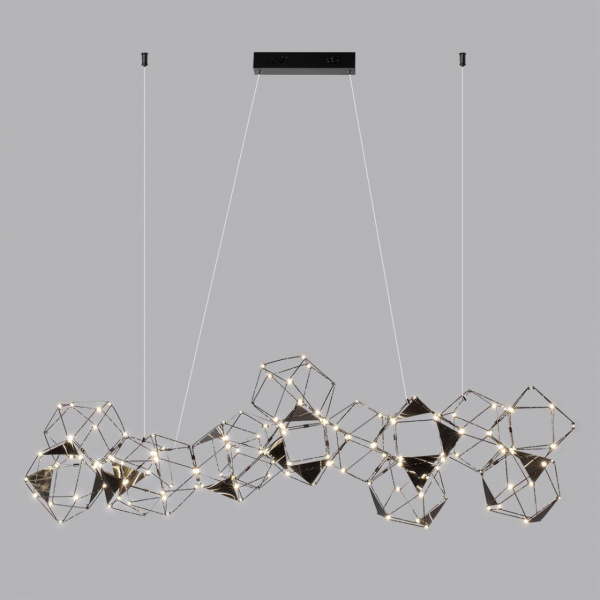 фото Черный хром/металл Люстра LED 64W 4000K 3800Лм TRELLIS L-VISION, арт. 5087/64L
