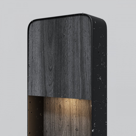 фото Ландшафтный светильник Maytoni Outdoor Porte O481FL-L7BWD3K, черное дерево