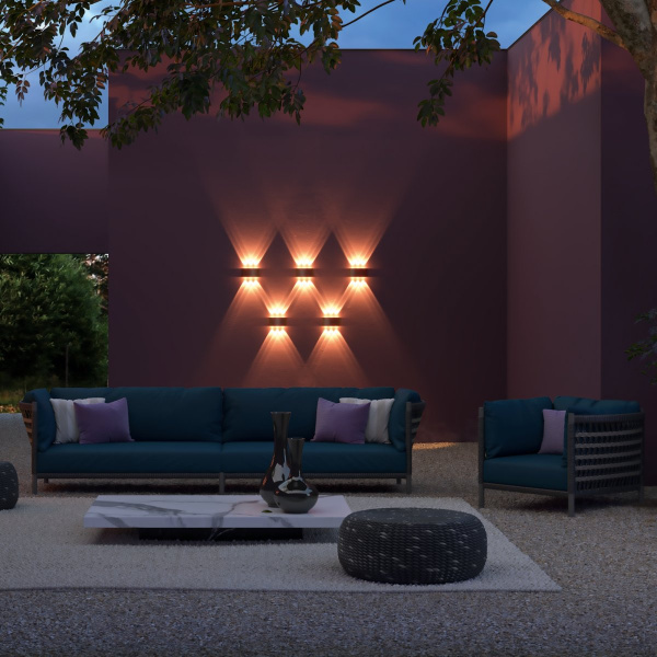 фото Архитектурная подсветка Maytoni Outdoor Strato O417WL-L6B3K, черный