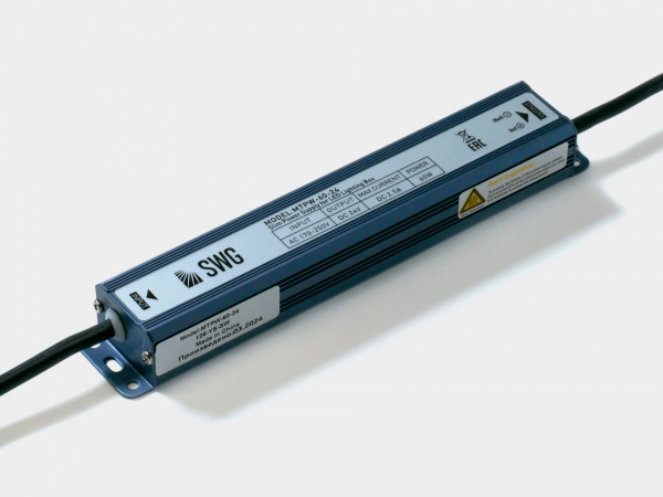 Блок питания SWG для светодиодных лент TPW, 60 W Влагозащитный, 24 V, MTPW-60-24