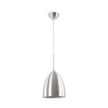 Светильник подвесной HB5006 1*E27  d=160mm h=190mm. Цвет: brushed aluminum+silver